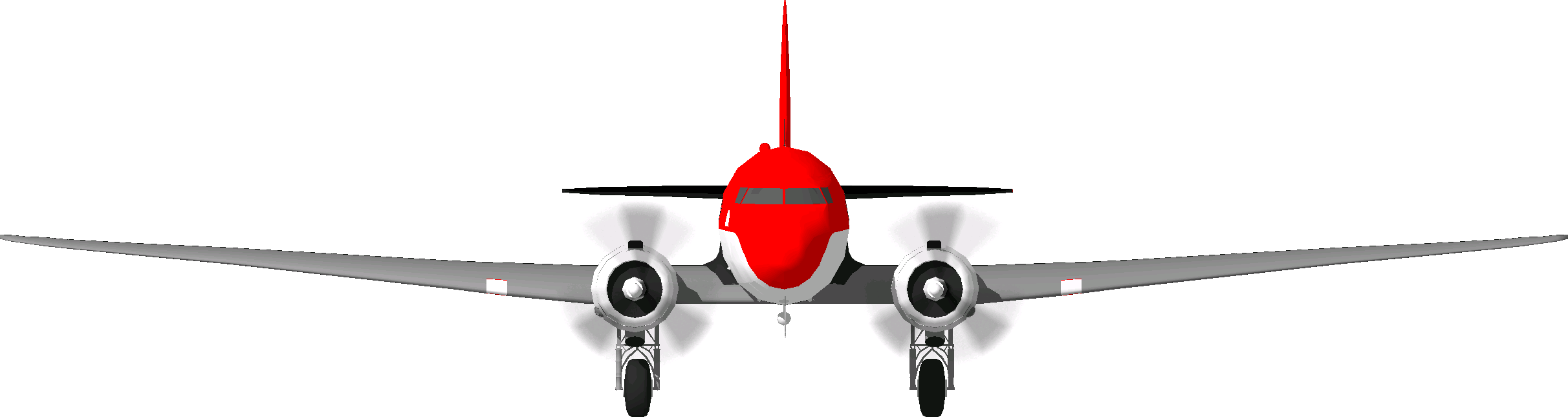 airplane clipart front view - photo #30